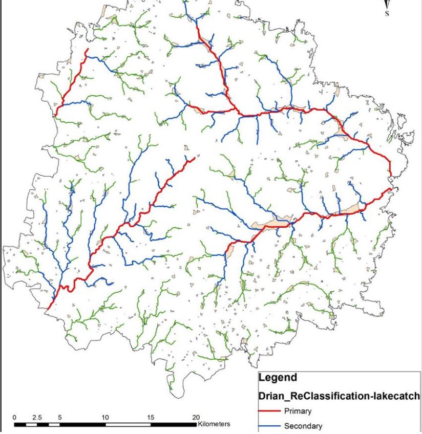 Primary, Secondary, terinary raja kaluve maps of bangalore